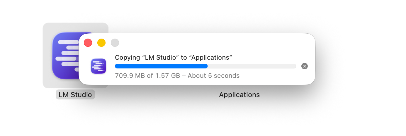 Installation on a Mac is a breeze